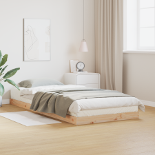 vidaXL Ágykeret Fehér 90x220 cm Tömör Fenyő ágy és ágykellék