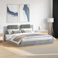 vidaXL ágykeret fejtámlával és LED-világítással 200x200 cm ágy és ágykellék