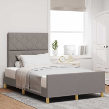 vidaXL Ágykeret fejtámlával Tópszínű 120 x 200 cm szövet ágy és ágykellék