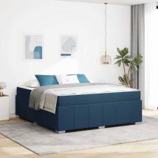 vidaXL Ágykeret Kék 180 x 200 cm szövet ágy és ágykellék