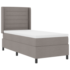 vidaXL Ágykeret Matrac és LED Világítás Taupe 80x200 cm Szövet (3343410) ágy és ágykellék
