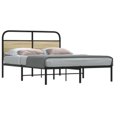 vidaXL ágykeret matrac nélkül 120x200 cm sonoma tölgyfa műfa ágy és ágykellék