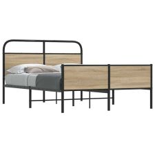 vidaXL ágykeret matrac nélkül 120x200 cm sonoma tölgyfa műfa ágy és ágykellék