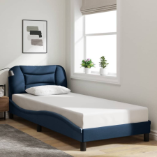 vidaXL ágykeret matrac nélkül kék 90x190 cm szövet ágy és ágykellék