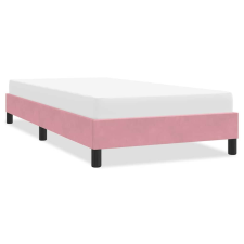 vidaXL ágykeret matrac nélkül rózsaszín 80x210 cm bársony ágy és ágykellék