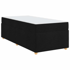 vidaXL Ágykeret matraccal Egyéb Fekete 90 x 200 cm szövet (3399330) ágy és ágykellék