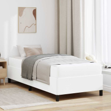 vidaXL Ágykeret matraccal Fehér 80 x 200 cm Műbőr ágy és ágykellék