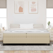 vidaXL Ágykeret Szürke zöld 200 x 200 cm Bársony anyag ágy és ágykellék