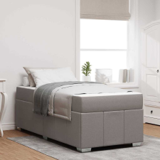 vidaXL Ágykeret Tópszínű 100 x 200 cm szövet ágy és ágykellék