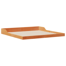 vidaXL Ágykeret Viaszbarna 200 x 210 cm Tömör fenyőfa (873363) ágy és ágykellék