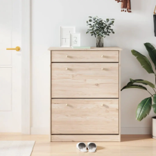 vidaXL Alta tömör fenyőfa cipőszekrény 77 x 35 x 96 cm bútor