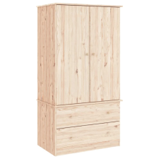 vidaXL ALTA tömör fenyőfa ruhásszekrény 90x55x170 cm (353929) bútor