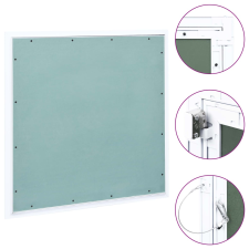 vidaXL alumínium keretes gipszkarton hozzáférési panel 600 x 600 mm építőanyag