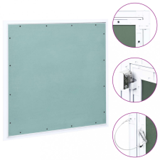 vidaXL Alumínium keretes gipszkarton hozzáférési panel 700 x 700 mm építőanyag