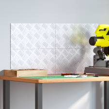 vidaXL Alumínium Kockáslemezek 4 db Csúszásmentes 40x20 cm építőanyag