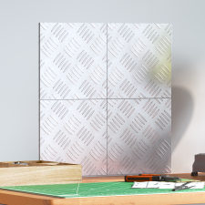 vidaXL Alumínium Sakktábla Lapok 4 db Csúszásmentes 20x20 cm építőanyag