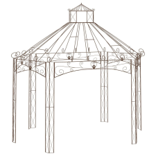 vidaXL antik barna vas kerti pavilon 400 x 258 x 378 cm kerti bútor