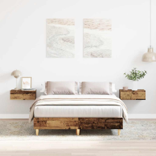 vidaXL antik fa szerelt fa ágykeret matrac nélkül 140x190 cm ágy és ágykellék