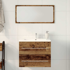 vidaXL antik fa szerelt fa mosdószekrény 60x38,5x48 cm fürdőszoba bútor