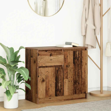 vidaXL antik fa szerelt fa tálalószekrény fiókos 71x35x65 cm bútor