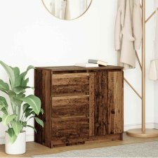 vidaXL antik fa szerelt fa tálalószekrény fiókos 71x35x65 cm (861578) bútor
