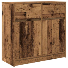 vidaXL antik fa szerelt fa tálalószekrény fiókos 80x34x76 cm (861542) bútor