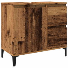 vidaXL antik fa színű mosdószekrény 65 x 33 x 60 cm (857123) fürdőszoba bútor