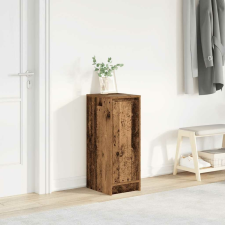 vidaXL antik fa színű szerelt fa cipősszekrény 29,5x34x76 cm bútor