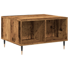 vidaXL antik fa színű szerelt fa dohányzóasztal 60x50x36,5 cm (857336) bútor