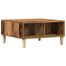 vidaXL antik fa színű szerelt fa dohányzóasztal 60x 60 x 30 cm (856440) bútor