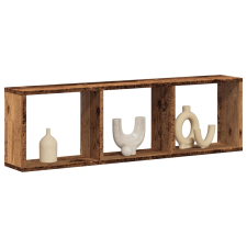vidaXL antik fa színű szerelt fa faliszekrény 100 x 16 x 30 cm bútor