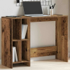 vidaXL antik fa színű szerelt fa íróasztal 102,5 x 35 x 75 cm