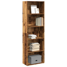 vidaXL antik fa színű szerelt fa könyvespolc 60 x 30 x 189 cm bútor