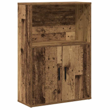 vidaXL antik fa színű szerelt fa könyvespolc 60x24x85 cm (860416) bútor
