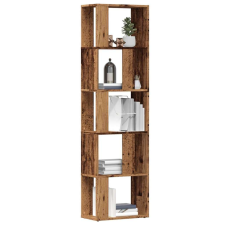 vidaXL antik fa színű szerelt fa könyvszekrény 45x24x159 cm bútor