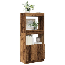 vidaXL antik fa színű szerelt fa magasszekrény 63 x 33 x 140 cm bútor