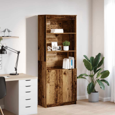 vidaXL Antik fa színű szerelt fa magasszekrény 70 x 35 x 180 bútor