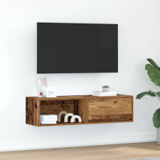 vidaXL antik fa színű szerelt fa TV-szekrény 100x31x25,5 cm bútor