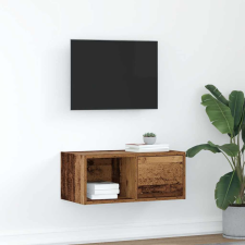 vidaXL antik fa színű szerelt fa TV-szekrény 60x31x25,5 cm bútor