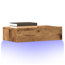 vidaXL antik fa színű TV-szekrény LED-lámpákkal 60x35x15,5 cm bútor