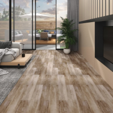vidaXL antikolt faszínű 2 mm-es öntapadó PVC padlóburkolat 5,02 m² járólap