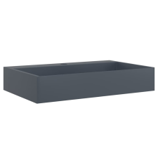 vidaXL antracit ásványöntvény/márványöntvény mosdókagyló 60x38x11 cm (155985) szaniter