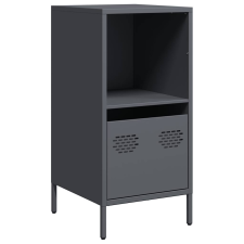 vidaXL antracit hidegen hengerelt acél tálalószekrény 35x39x73,5 cm (851354) bútor