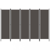 vidaXL Antracitszürke 5 paneles paraván 250 x 180 cm