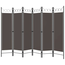 vidaXL Antracitszürke 6 paneles paraván 240 x 180 cm bútor