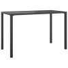 vidaXL antracitszürke acél kerti asztal 110 x 54 x 70 cm