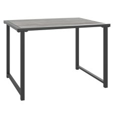 vidaXL antracitszürke acél kerti asztal 55x40x37 cm (355821) kerti bútor