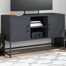 vidaXL antracitszürke acél TV-szekrény 100,5x39x60,5 cm bútor