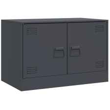 vidaXL antracitszürke acél TV-szekrény 67 x 39 x 44 cm bútor