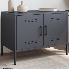 vidaXL antracitszürke acél TV-szekrény 68 x 39 x 50,5 cm bútor